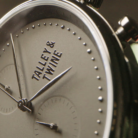 A closeup of a Talley & Twine watchface with the stat showing 150% YoY growth.
