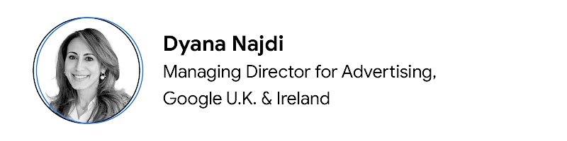 Foto di Dyana Najdi, Managing Director for Advertising, Google U.K. & Ireland.