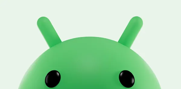 A green Android bot.