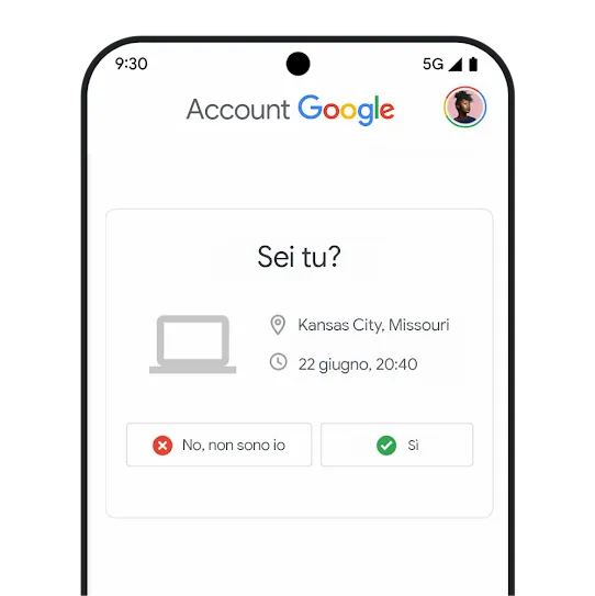Immagine del rilevamento di attività sospetta