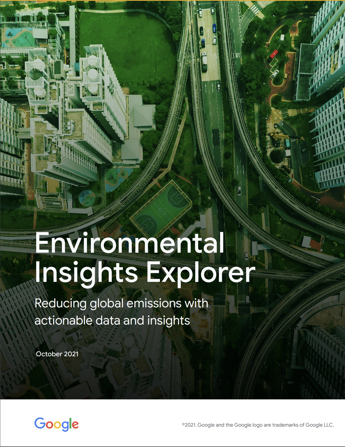 Cover image of the paper titled Environmental Insights Explorer: Reducing Global Emissions with Actional Data and Insights