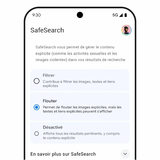 Image représentant SafeSearch
