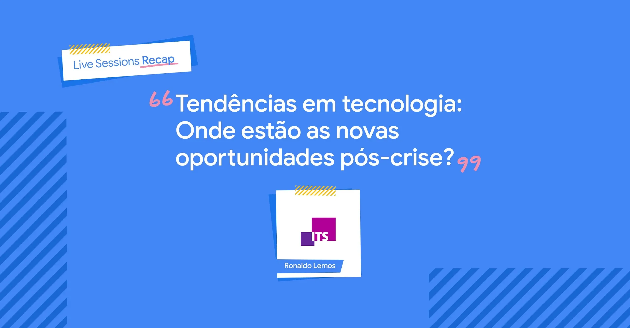 Título do post: Investimento e finanças: Prepare a sua startups para o que está por vir, com Ronaldo Lemos