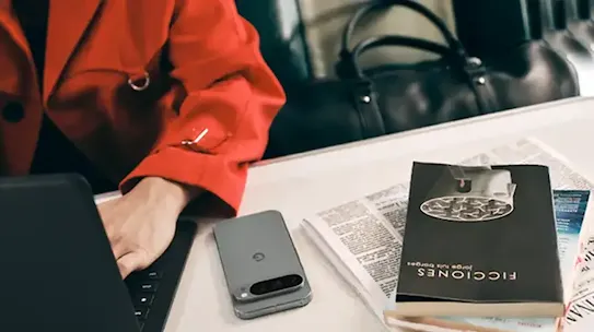 Android phone on the table