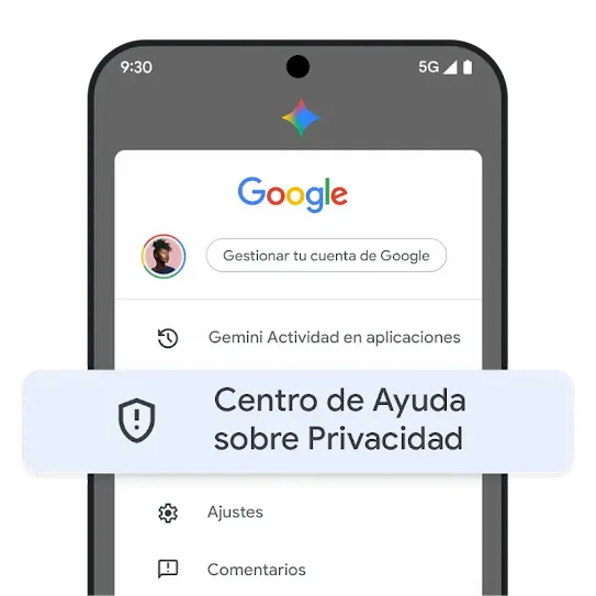 Imagen del Centro de Ayuda sobre Privacidad