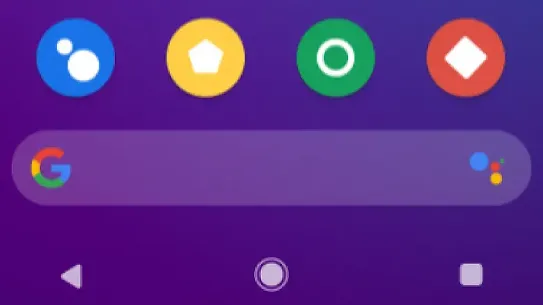 Android search bar on phone