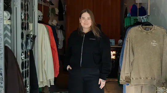 founder Marissa with her apparel