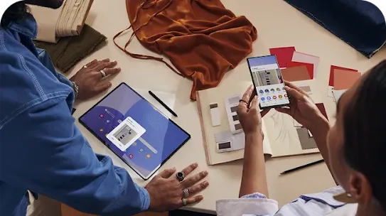 Image of app developers working on a project