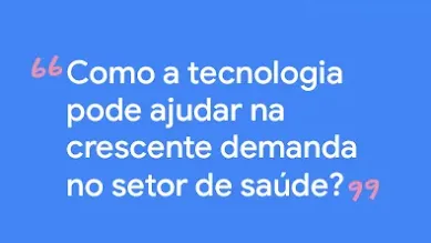 Título do post: como a tecnologia pode ajudar na crescente demanda no setor da saúde
