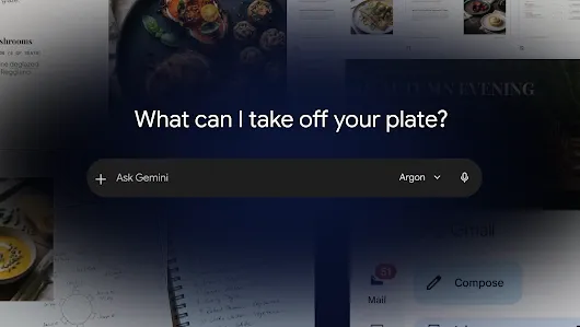 A video showing how Gemini 4 Argon helps with a catering project.