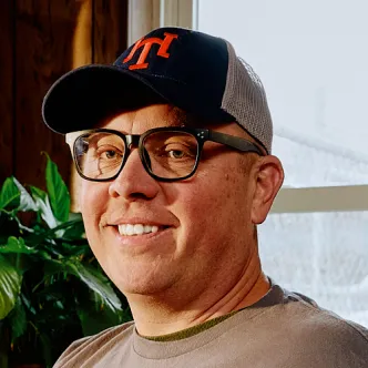 A photograph of John Stump , the co-owner and CEO of Hill Top Contractors, a storage tank removal, installation, and petroleum remediation company based in Roanoke, Virginia.