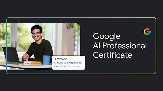 A person working on a computer learning AI