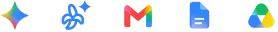Gemini Intelligence icon
Nano Banana icon
Gmail icon
Google Docs icon
Google Drive icon