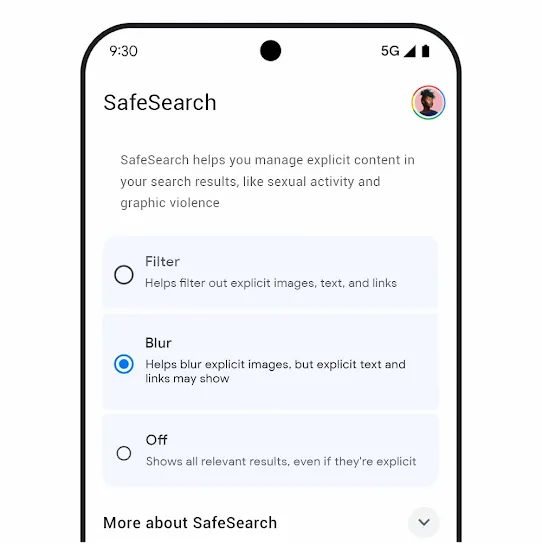 SafeSearch graphic