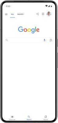 An animated GIF demonstrating Google's search features for government benefits. It shows how searching for programs like SNAP or unemployment benefits triggers a specialized information panel that connects users directly to official, authoritative state resources and simplified application steps.