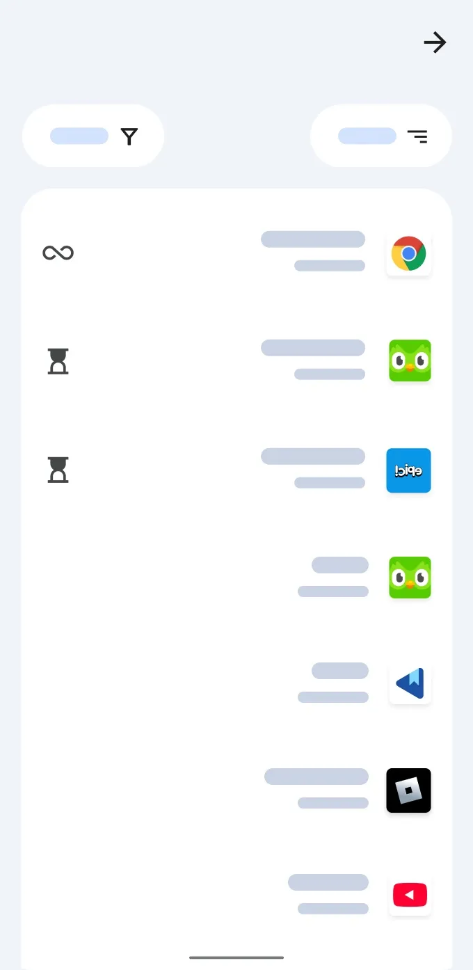 Family Link UI ‏Google Play کتابیں کو حال ہی میں انسٹال کردہ ایپس کے بطور دکھاتا ہے۔