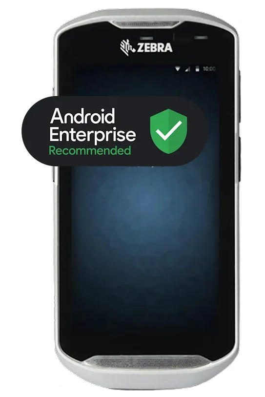 Zebra TC56 with Android Enterprise Recommended Badge