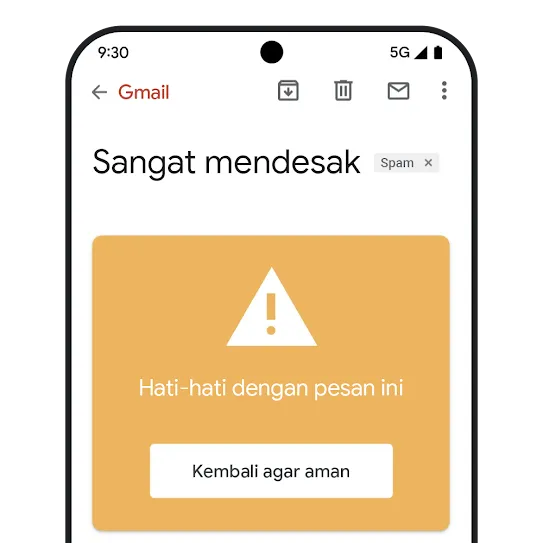 Grafik phishing Gmail