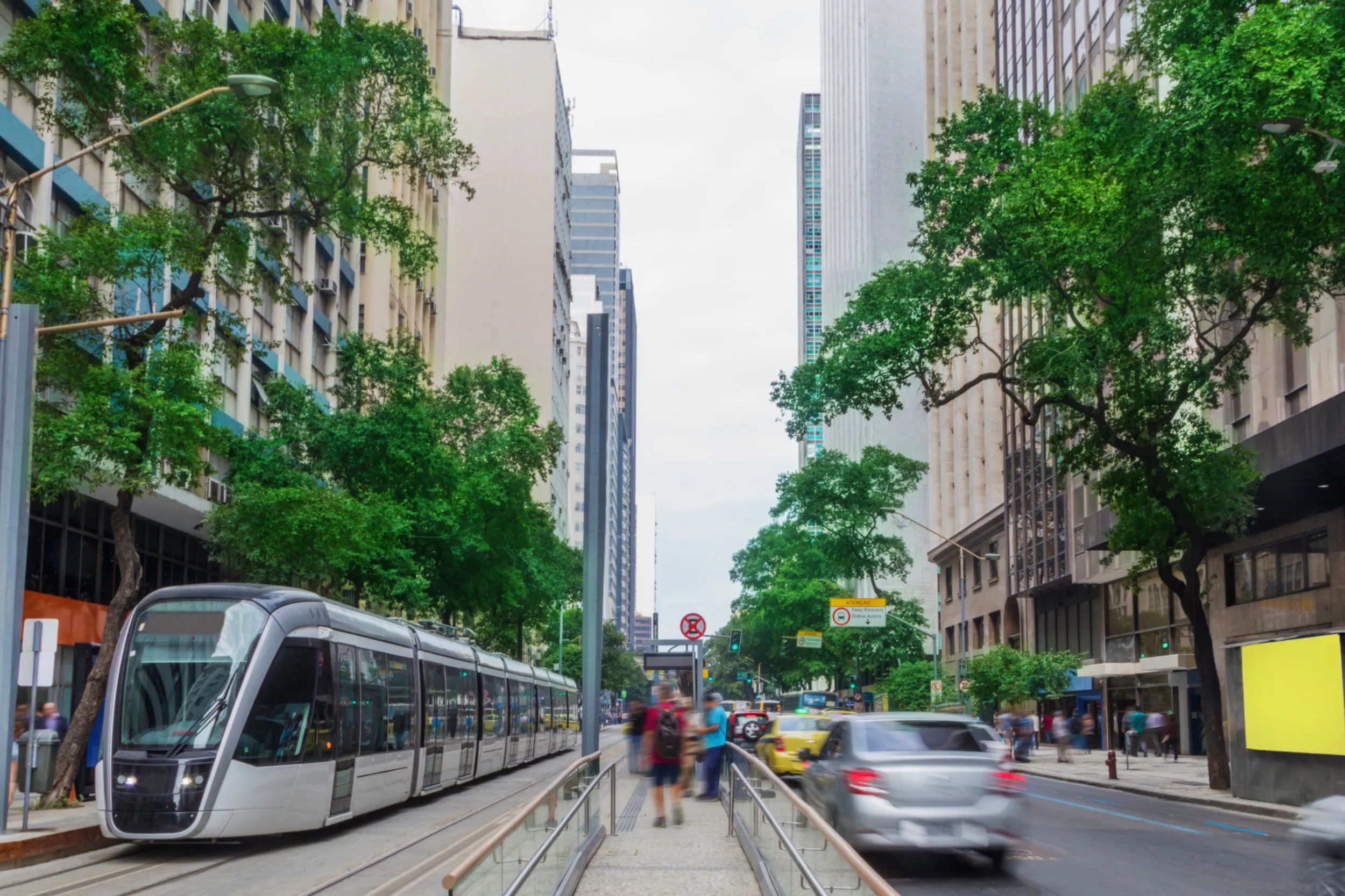 The new Rio Branco Avenue in Rio