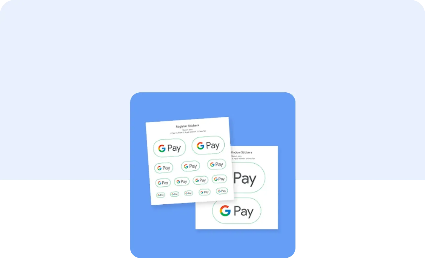 Google Pay Sticker Kit
