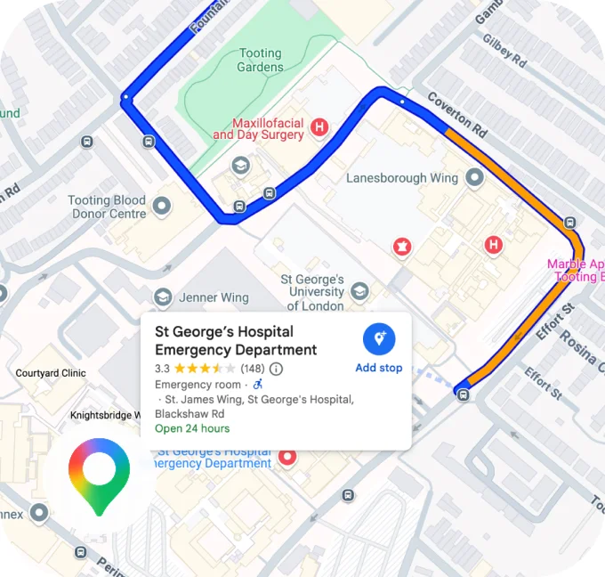 google maps content partners