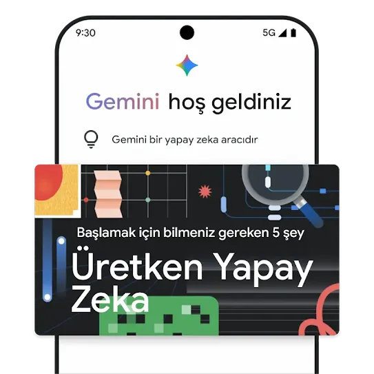 Üretken yapay zeka eğitimi Gemini grafiği