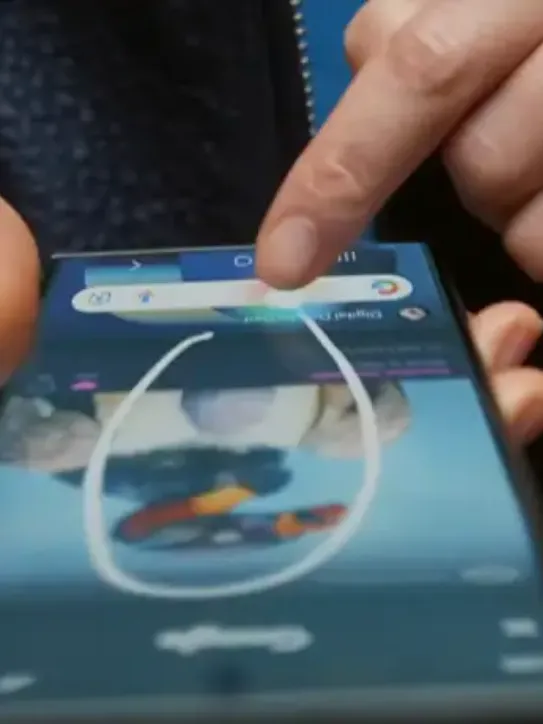 Circle to search anything on your phone—without switching apps.