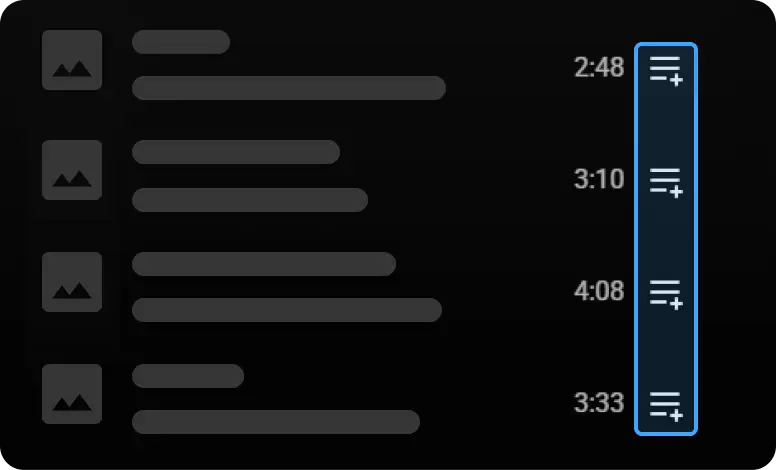 Highlight international content in playlists