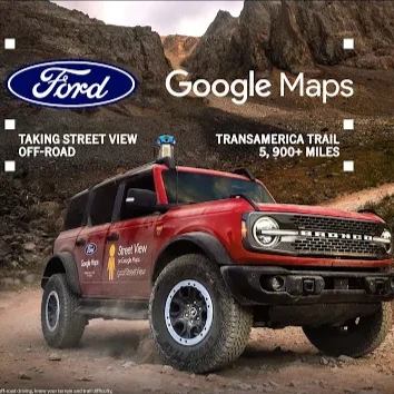A thumbnail image of a YouTube video about bringing an off-road trail to Street View