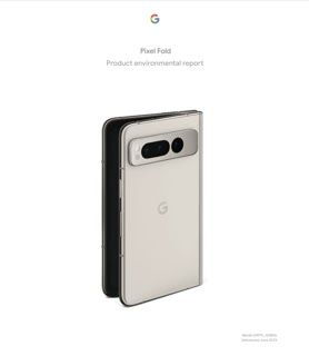 Cover image of Pixel Fold Product Environmental Report