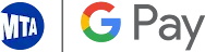 MTA logo with GPay