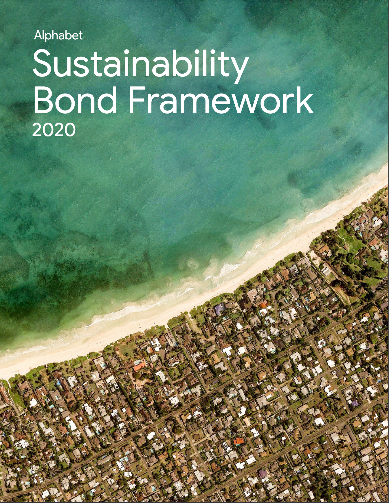 Cover image of Alphabet's 2020 Sustainability Bond Framework