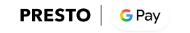Presto logo with GPay