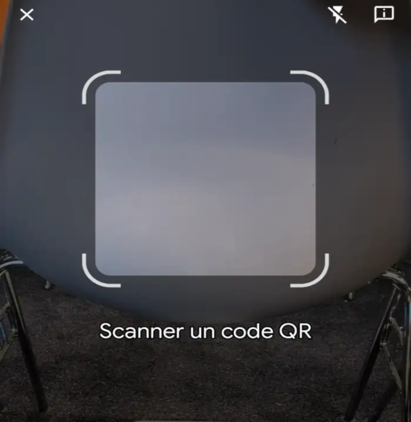 Scan d'un code QR