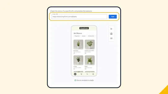A new tool in the Play Developer Console previews the user's in-app experience for a specific deeplink.