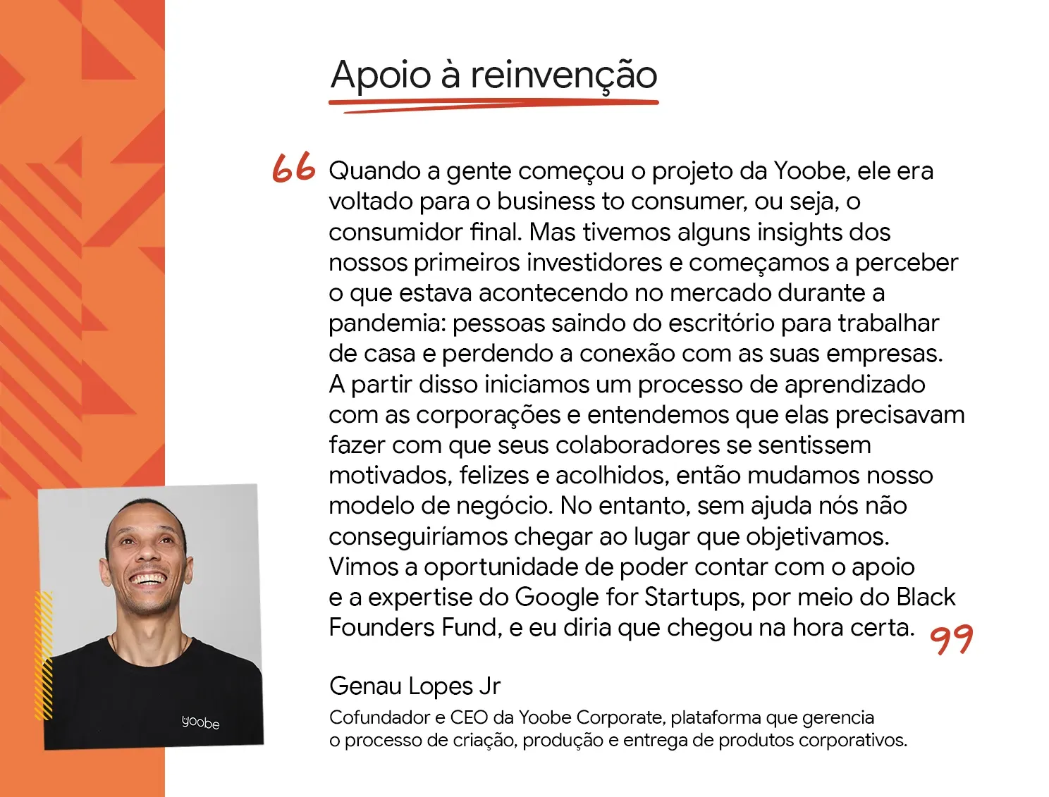 Apoio à reinvenção