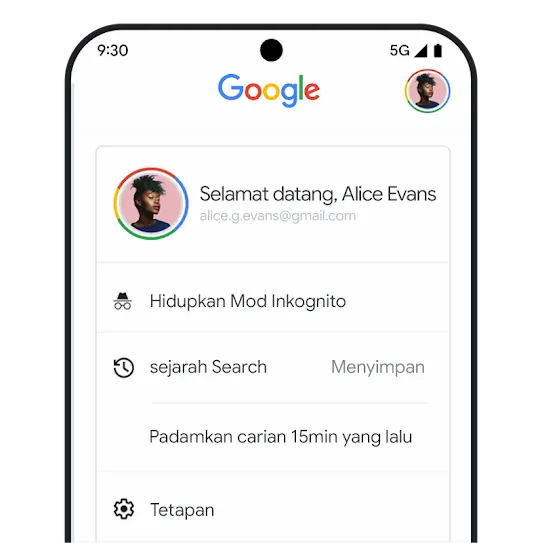 Grafik padamkan sejarah terbaharu