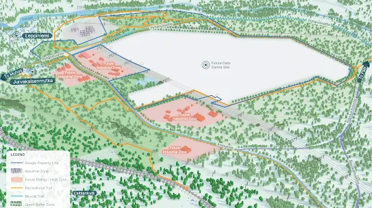 Muhos datacenter map