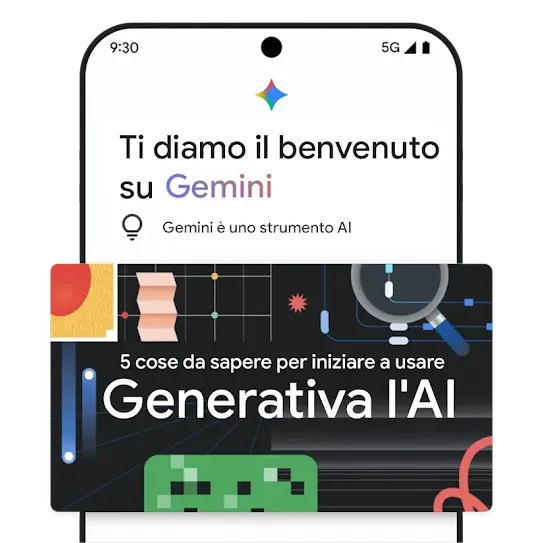 Immagine di Gemini per la formazione sull'AI generativa