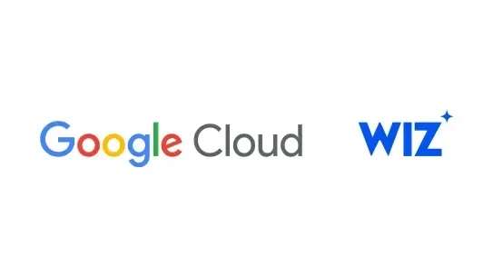 Google Cloud and Wiz logos
