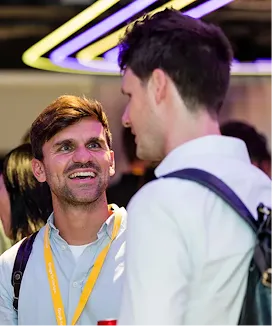 Two persons are engaged in the conversation.