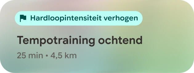 Afbeelding van de functie Dagelijkse routines in de Google Health-app