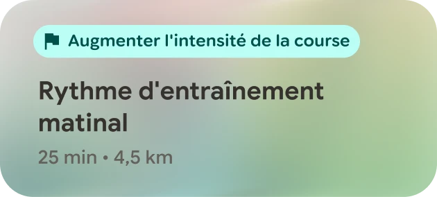 Une image de la fonctionnalité Routines quotidiennes dans l'appli Google Health