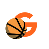Illustration of the letter G with a basketball