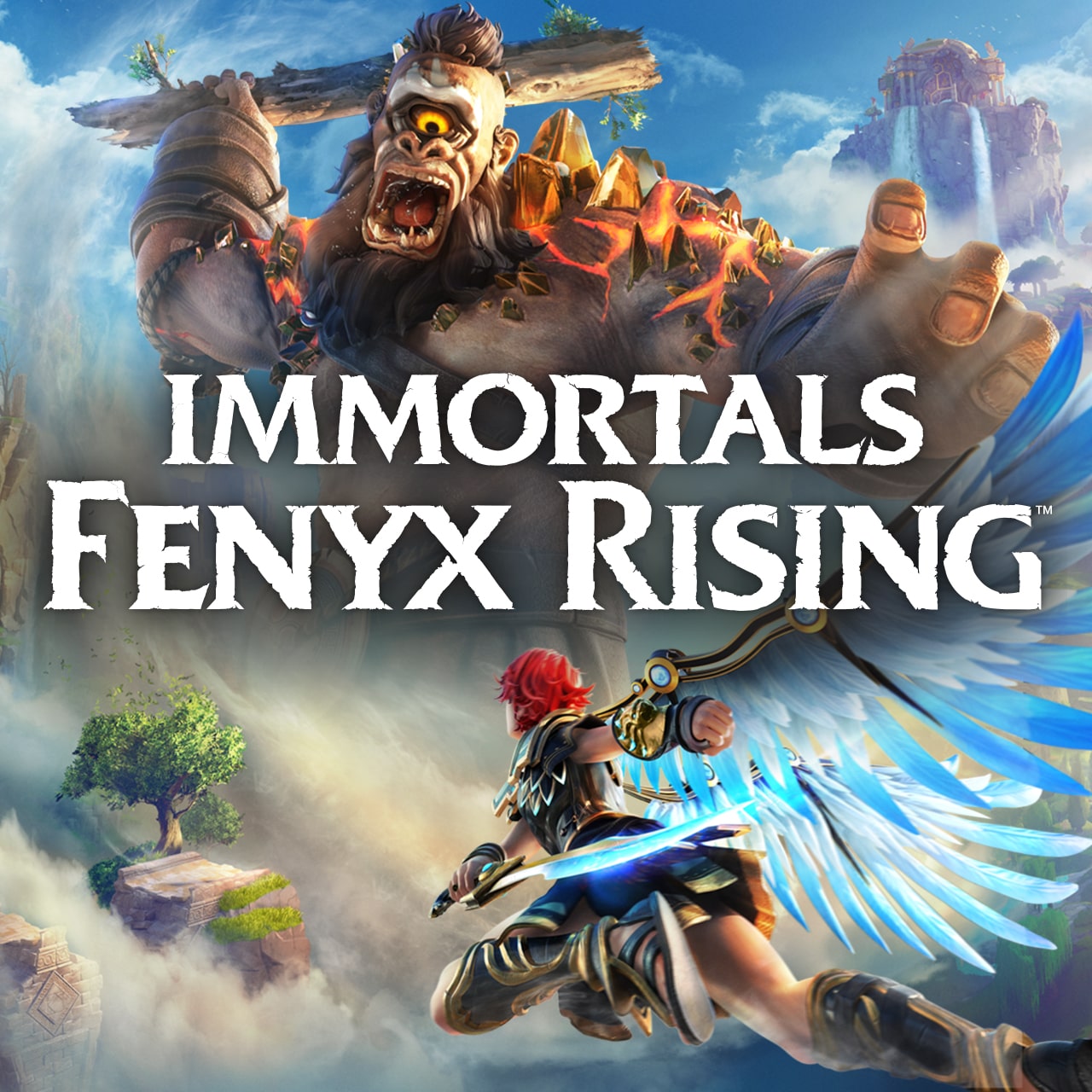 Key art for Immortals Fenyx Rising on Stadia